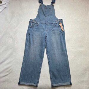 New Plus 20W Levi's stretch jean overalls in Blue Maple denim